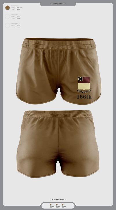 HHD 166th Regiment 4853273 Women's Shorts - 97