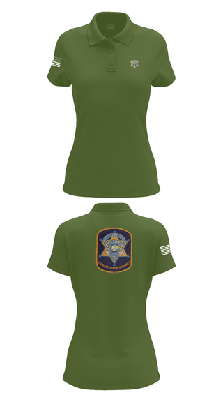 Womens Short Sleeve Performance Polo, Criminal Investigation, , Teamtime, Team time, sublimation, custom sports apparel, team uniforms, spirit wear, spiritwear, sports uniforms, custom shirts, team store, custom team store, fundraiser sports, apparel fundraiser