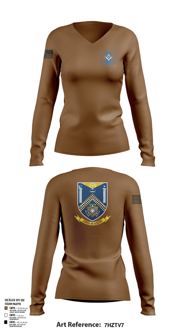Womens Long Sleeve Vneck Shirt, 718 CES, Air Force, Teamtime, Team time, sublimation, custom sports apparel, team uniforms, spirit wear, spiritwear, sports uniforms, custom shirts, team store, custom team store, fundraiser sports, apparel fundraiser