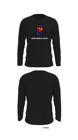 Long Sleeve Performance Shirt, Cheney Cardinals Bowling, Bowling, Teamtime, Team time, sublimation, custom sports apparel, team uniforms, spirit wear, spiritwear, sports uniforms, custom shirts, team store, custom team store, fundraiser sports, apparel fundraiser