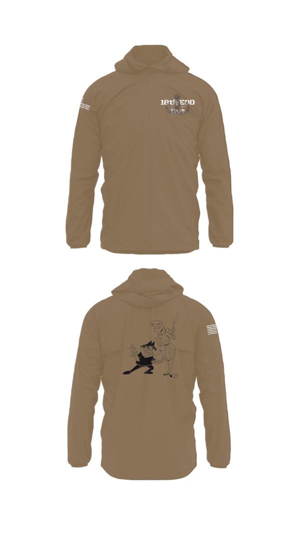 Windbreaker, 18th EOD Det, Army, Teamtime, Team time, sublimation, custom sports apparel, team uniforms, spirit wear, spiritwear, sports uniforms, custom shirts, team store, custom team store, fundraiser sports, apparel fundraiser