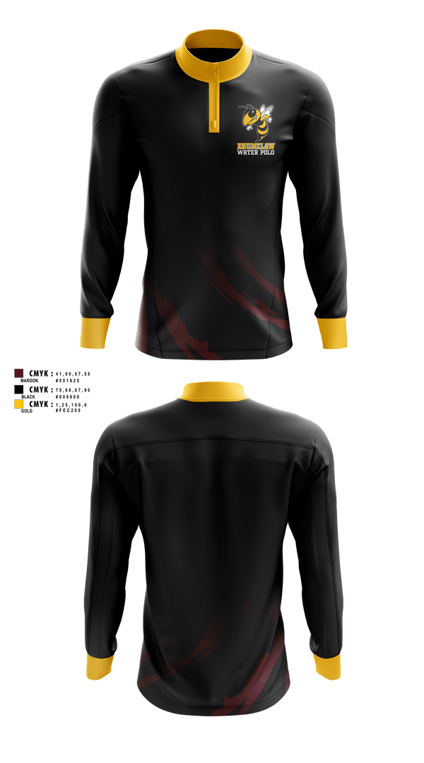 Quarter Zip Jacket, Enumclaw High School Water Polo, Water Polo, Teamtime, Team time, sublimation, custom sports apparel, team uniforms, spirit wear, spiritwear, sports uniforms, custom shirts, team store, custom team store, fundraiser sports, apparel fundraiser