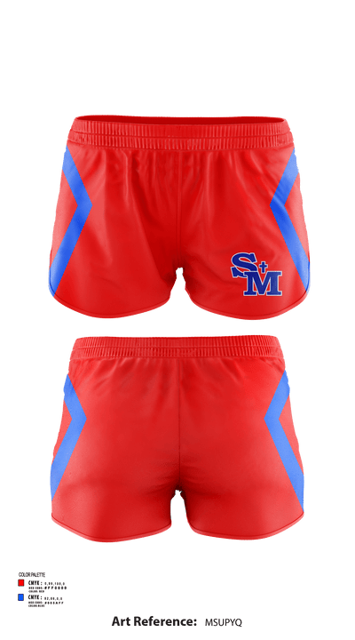 Saint Mary'S High School Cheer 30307772 Women's Shorts - 117