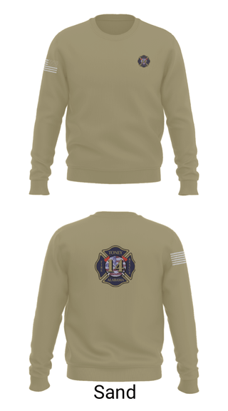 Crew Neck Sweatshirt, Tony Volunteer Fire Department, Fire Department, Teamtime, Team time, sublimation, custom sports apparel, team uniforms, spirit wear, spiritwear, sports uniforms, custom shirts, team store, custom team store, fundraiser sports, apparel fundraiser