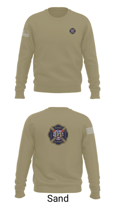 Tony Volunteer Fire Department 50569344 Crew Neck Sweatshirt - 85