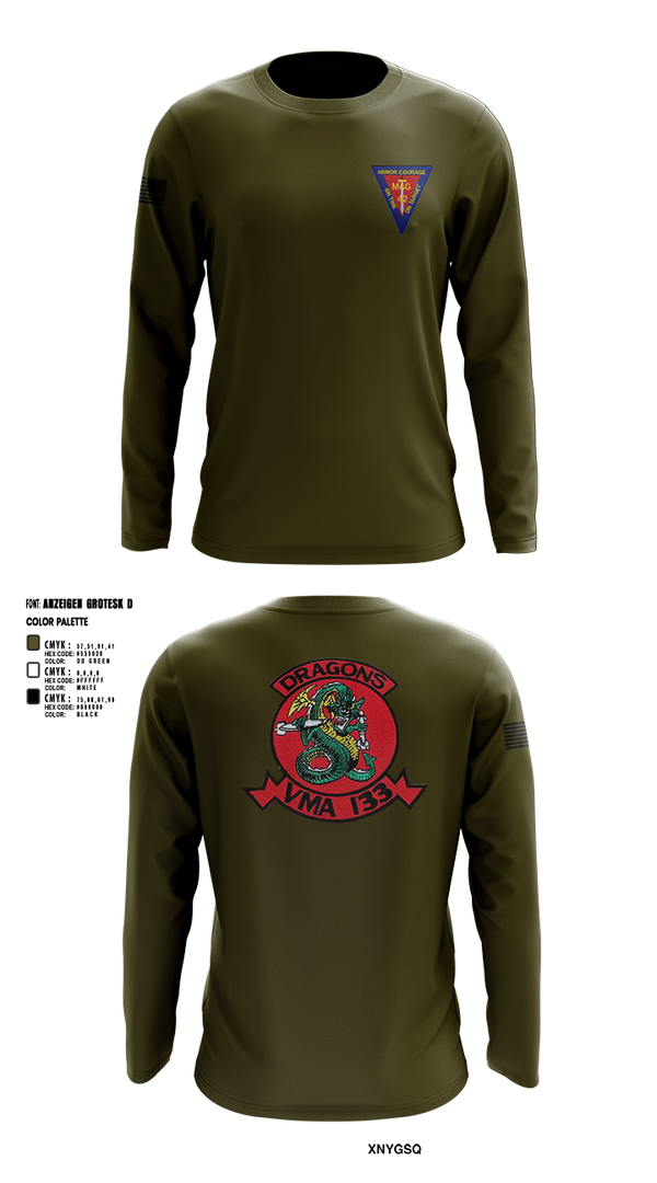 Long Sleeve Performance Shirt, MAG-42 VMA-133, , Teamtime, Team time, sublimation, custom sports apparel, team uniforms, spirit wear, spiritwear, sports uniforms, custom shirts, team store, custom team store, fundraiser sports, apparel fundraiser