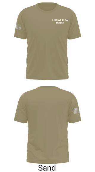 Old School Cotton Feel Shirt, 1-68 AR G-Co Distro, Army, Teamtime, Team time, sublimation, custom sports apparel, team uniforms, spirit wear, spiritwear, sports uniforms, custom shirts, team store, custom team store, fundraiser sports, apparel fundraiser