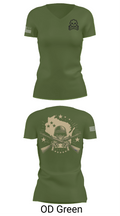 377th SMC 21529568 Women's Short Sleeve V-neck Shirt - 48