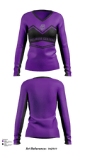 Fillmore Central High School Cheer 23350497 Women's Long Sleeve V-neck Shirt - 113