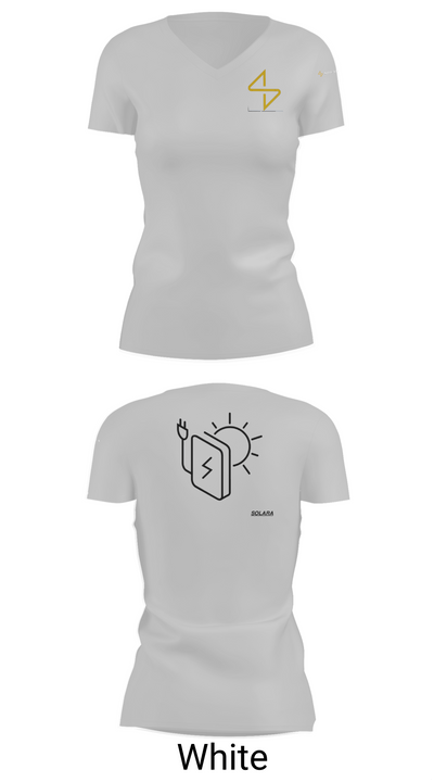 Solara 21146870 Women's Short Sleeve V-neck Shirt - 19