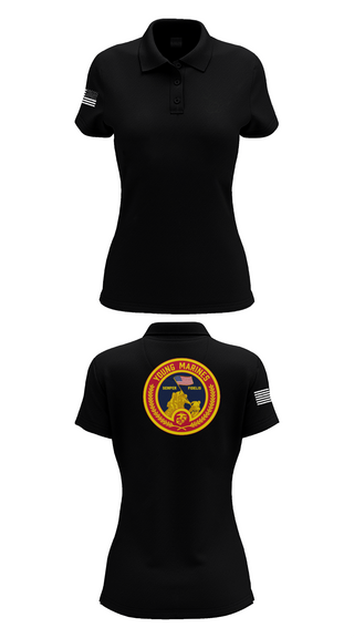 Womens Short Sleeve Performance Polo, Rogue Valley, Marines, Teamtime, Team time, sublimation, custom sports apparel, team uniforms, spirit wear, spiritwear, sports uniforms, custom shirts, team store, custom team store, fundraiser sports, apparel fundraiser