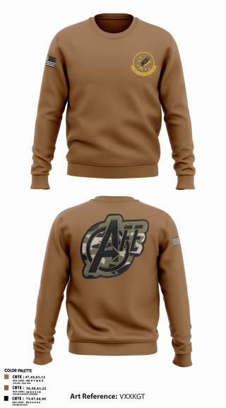 Crew Neck Sweatshirt, 509 OSS, Air Force, Teamtime, Team time, sublimation, custom sports apparel, team uniforms, spirit wear, spiritwear, sports uniforms, custom shirts, team store, custom team store, fundraiser sports, apparel fundraiser