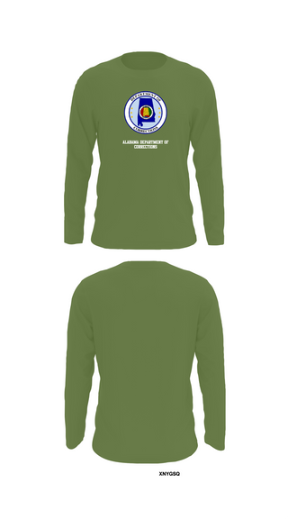Long Sleeve Performance Shirt, Alabama Department of Corrections, Police, Teamtime, Team time, sublimation, custom sports apparel, team uniforms, spirit wear, spiritwear, sports uniforms, custom shirts, team store, custom team store, fundraiser sports, apparel fundraiser