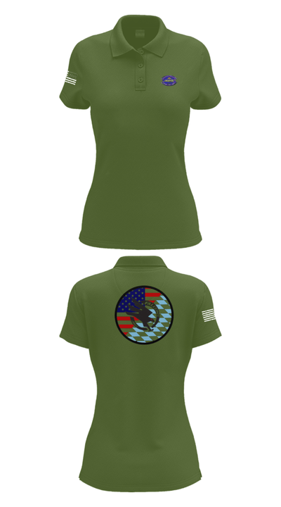 Falcon Team, JMRC 44221866 Women's Short Sleeve Performance Polo  - 55
