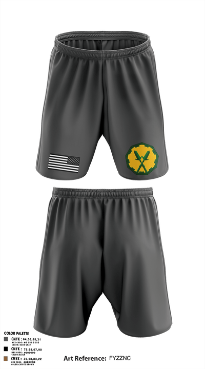 160th mp bn 37897815 Athletic Shorts With Pockets - 101