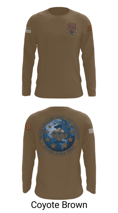 186 Air Refueling Wing 26529020 Long Sleeve Performance Shirt - 6