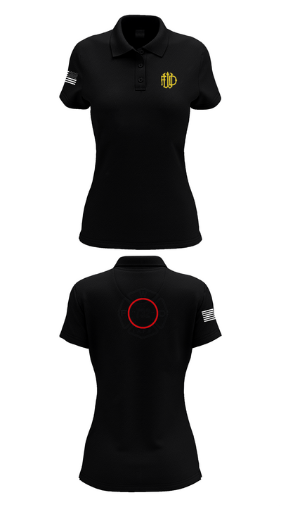 Woonsocket 46977147 Women's Short Sleeve Performance Polo  - 35