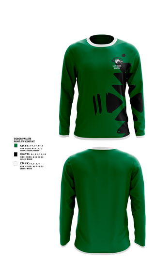 Long Sleeve Performance Shirt, Live Oak Classical School Cheer, Cheer, Teamtime, Team time, sublimation, custom sports apparel, team uniforms, spirit wear, spiritwear, sports uniforms, custom shirts, team store, custom team store, fundraiser sports, apparel fundraiser