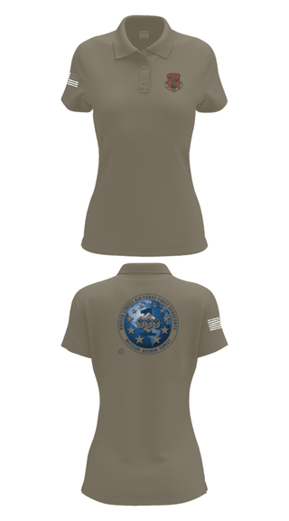 Women's Short Sleeve Performance Polo, 186 Air Refueling Wing, Air Force, Teamtime, Team time, sublimation, custom sports apparel, team uniforms, spirit wear, spiritwear, sports uniforms, custom shirts, team store, custom team store, fundraiser sports, apparel fundraiser