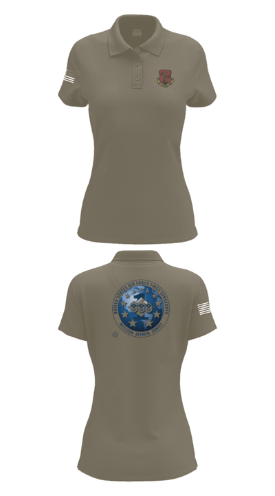 186 Air Refueling Wing 26529020 Women's Short Sleeve Performance Polo  - 75