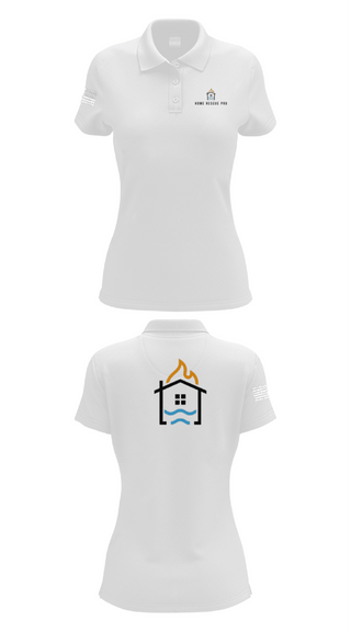 Womens Short Sleeve Performance Polo, Home Rescue Pro, , Teamtime, Team time, sublimation, custom sports apparel, team uniforms, spirit wear, spiritwear, sports uniforms, custom shirts, team store, custom team store, fundraiser sports, apparel fundraiser