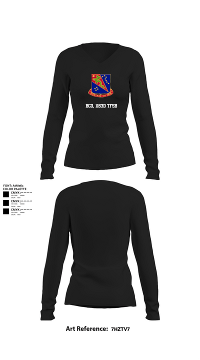 BCO, 1163D TFSB 58907299 Women's Long Sleeve V-neck Shirt -1 22