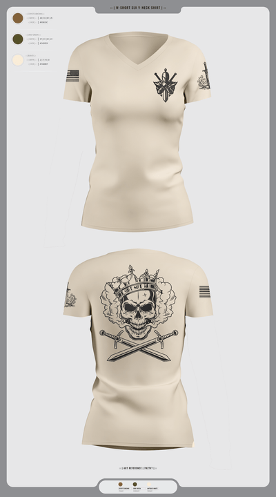 Forge 66606532 Women's Short Sleeve V-neck Shirt - 3