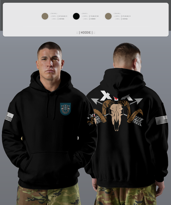 Hoodie, 5/19th SFG, National Guard, Teamtime, Team time, sublimation, custom sports apparel, team uniforms, spirit wear, spiritwear, sports uniforms, custom shirts, team store, custom team store, fundraiser sports, apparel fundraiser
