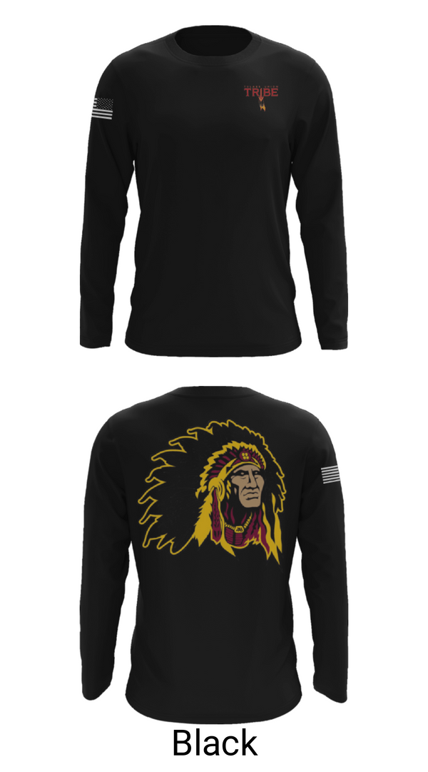 Long Sleeve Performance Shirt, Tulare Union High School Soccer, Men's Soccer, Teamtime, Team time, sublimation, custom sports apparel, team uniforms, spirit wear, spiritwear, sports uniforms, custom shirts, team store, custom team store, fundraiser sports, apparel fundraiser