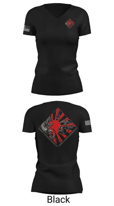 CLC 36 SUPPLY 30300960 Women's Short Sleeve V-neck Shirt - 28