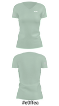 Iraq 35694078 Women's Short Sleeve V-neck Shirt - 21