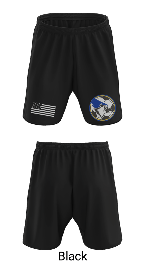 Athletic Shorts With Pockets, waseca bluejays, Men's Soccer, Teamtime, Team time, sublimation, custom sports apparel, team uniforms, spirit wear, spiritwear, sports uniforms, custom shirts, team store, custom team store, fundraiser sports, apparel fundraiser
