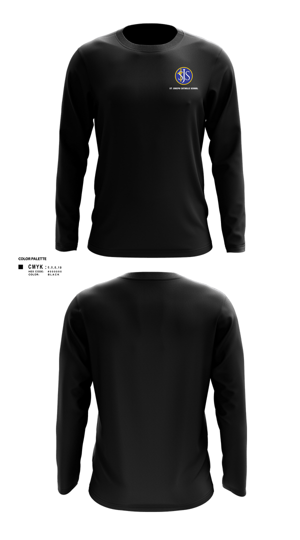 Long Sleeve Performance Shirt, St Joseph Catholic School Volleyball, Women's Volleyball, Teamtime, Team time, sublimation, custom sports apparel, team uniforms, spirit wear, spiritwear, sports uniforms, custom shirts, team store, custom team store, fundraiser sports, apparel fundraiser