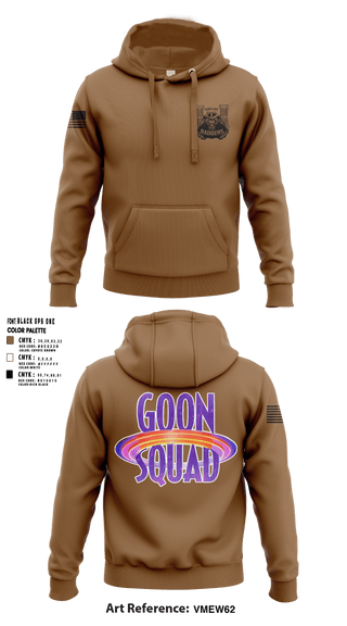 Hoodie, GOON SQUAD, Army, Teamtime, Team time, sublimation, custom sports apparel, team uniforms, spirit wear, spiritwear, sports uniforms, custom shirts, team store, custom team store, fundraiser sports, apparel fundraiser
