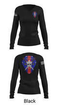OST COLUMBUS, OH 96884956 Women's Long Sleeve V-neck Shirt - 37