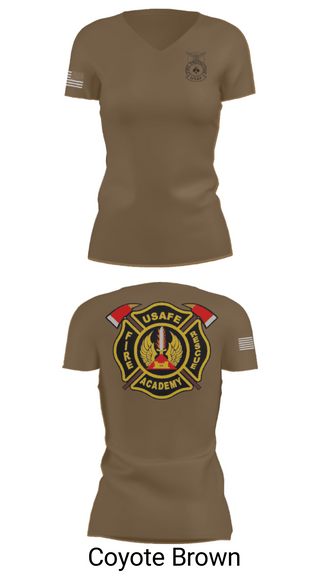 Women's Short Sleeve Vneck Shirt, 435th CTS, Air Force, Teamtime, Team time, sublimation, custom sports apparel, team uniforms, spirit wear, spiritwear, sports uniforms, custom shirts, team store, custom team store, fundraiser sports, apparel fundraiser