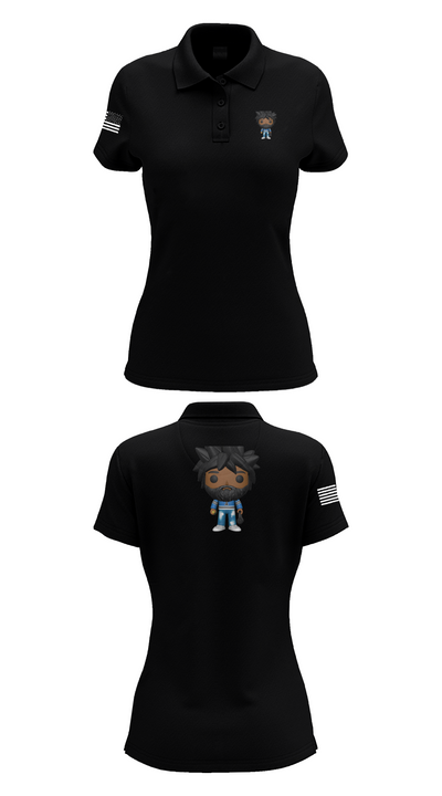 Rider Music Sound 19997643 Women's Short Sleeve Performance Polo  - 36