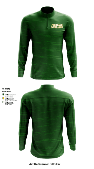Quarter Zip Jacket, Ferndale Mustangs, , Teamtime, Team time, sublimation, custom sports apparel, team uniforms, spirit wear, spiritwear, sports uniforms, custom shirts, team store, custom team store, fundraiser sports, apparel fundraiser
