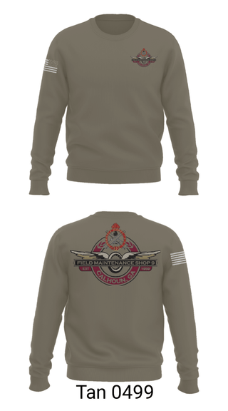 Crew Neck Sweatshirt, FMS Calhoun, National Guard, Teamtime, Team time, sublimation, custom sports apparel, team uniforms, spirit wear, spiritwear, sports uniforms, custom shirts, team store, custom team store, fundraiser sports, apparel fundraiser