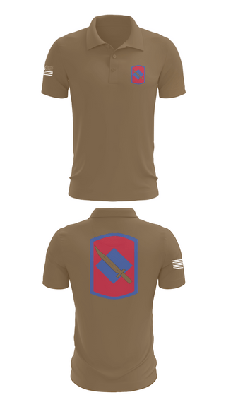 Short Sleeve Performance Polo, 39th Infantry Brigade, , Teamtime, Team time, sublimation, custom sports apparel, team uniforms, spirit wear, spiritwear, sports uniforms, custom shirts, team store, custom team store, fundraiser sports, apparel fundraiser