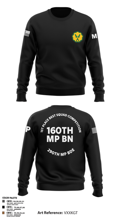 160th mp bn 37897815 Crew Neck Sweatshirt - 106