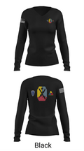 Fort moore 23614259 Women's Long Sleeve V-neck Shirt - 37
