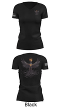 Phantom Phoenix 51318306 Women's Short Sleeve V-neck Shirt - 38
