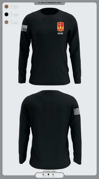 Long Sleeve Performance Shirt, 31st Air Defense Artillery Brigade, Army, Teamtime, Team time, sublimation, custom sports apparel, team uniforms, spirit wear, spiritwear, sports uniforms, custom shirts, team store, custom team store, fundraiser sports, apparel fundraiser