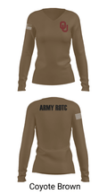 OU Army ROTC 95723228 Women's Long Sleeve V-neck Shirt - 17