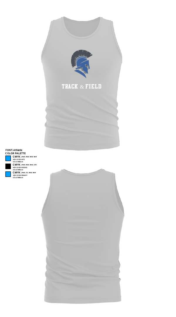 Tank Top, Sparta, Track & Field, Teamtime, Team time, sublimation, custom sports apparel, team uniforms, spirit wear, spiritwear, sports uniforms, custom shirts, team store, custom team store, fundraiser sports, apparel fundraiser
