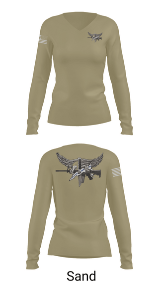 Womens Long Sleeve Vneck Shirt 1, Livingston Police Emergency Service Unit, , Teamtime, Team time, sublimation, custom sports apparel, team uniforms, spirit wear, spiritwear, sports uniforms, custom shirts, team store, custom team store, fundraiser sports, apparel fundraiser