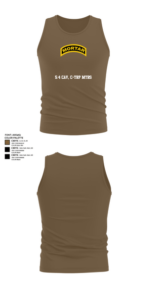 Tank Top, 5/4 Cav, C-TRP MTRS, , Teamtime, Team time, sublimation, custom sports apparel, team uniforms, spirit wear, spiritwear, sports uniforms, custom shirts, team store, custom team store, fundraiser sports, apparel fundraiser
