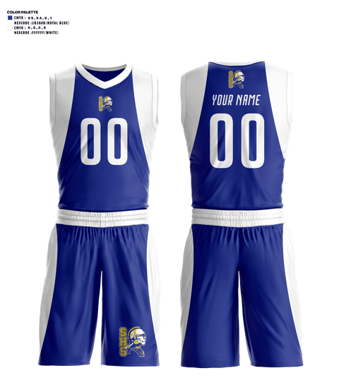 Basketball Uniform, Stafford High School Basketball, Women's Basketball, Teamtime, Team time, sublimation, custom sports apparel, team uniforms, spirit wear, spiritwear, sports uniforms, custom shirts, team store, custom team store, fundraiser sports, apparel fundraiser