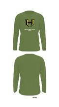 Hubbard Middle School Cheer 37740474 Long Sleeve Performance Shirt - 23